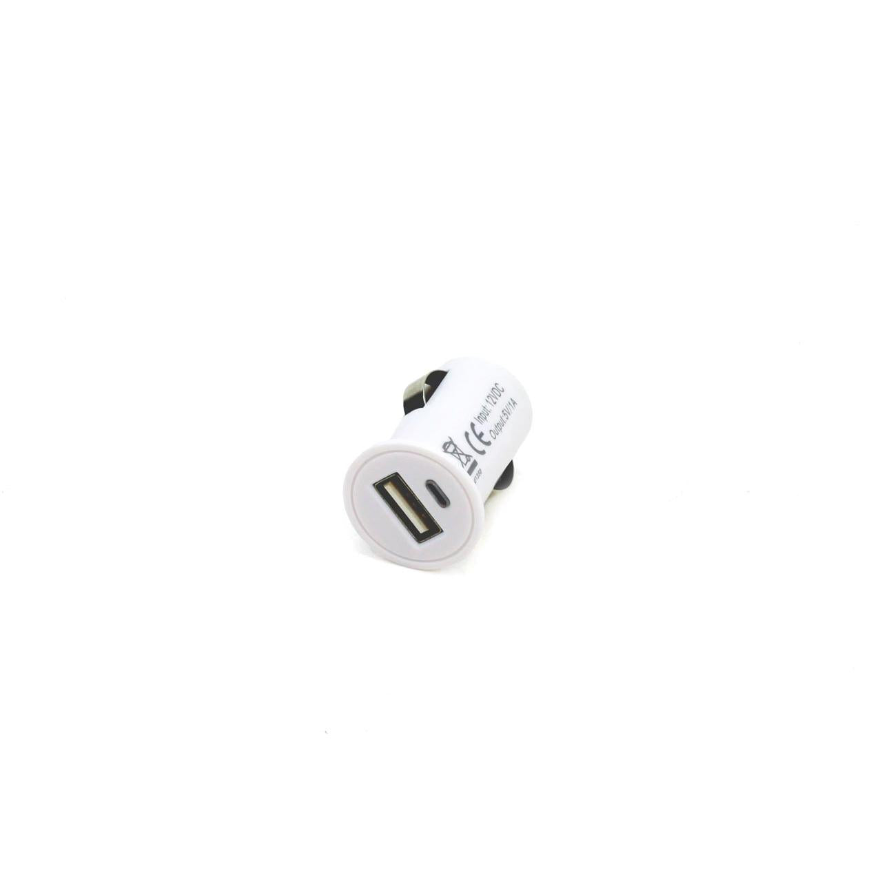 Incarcator USB cu mufa de bricheta, 12V/24V, iesire 5V/1A-0