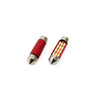 Set becuri auto cu LED CANBUS sofit compatibil C5W 12 SMD 39mm Alb 12/24V, destinat competitiilor auto sau off-road-0
