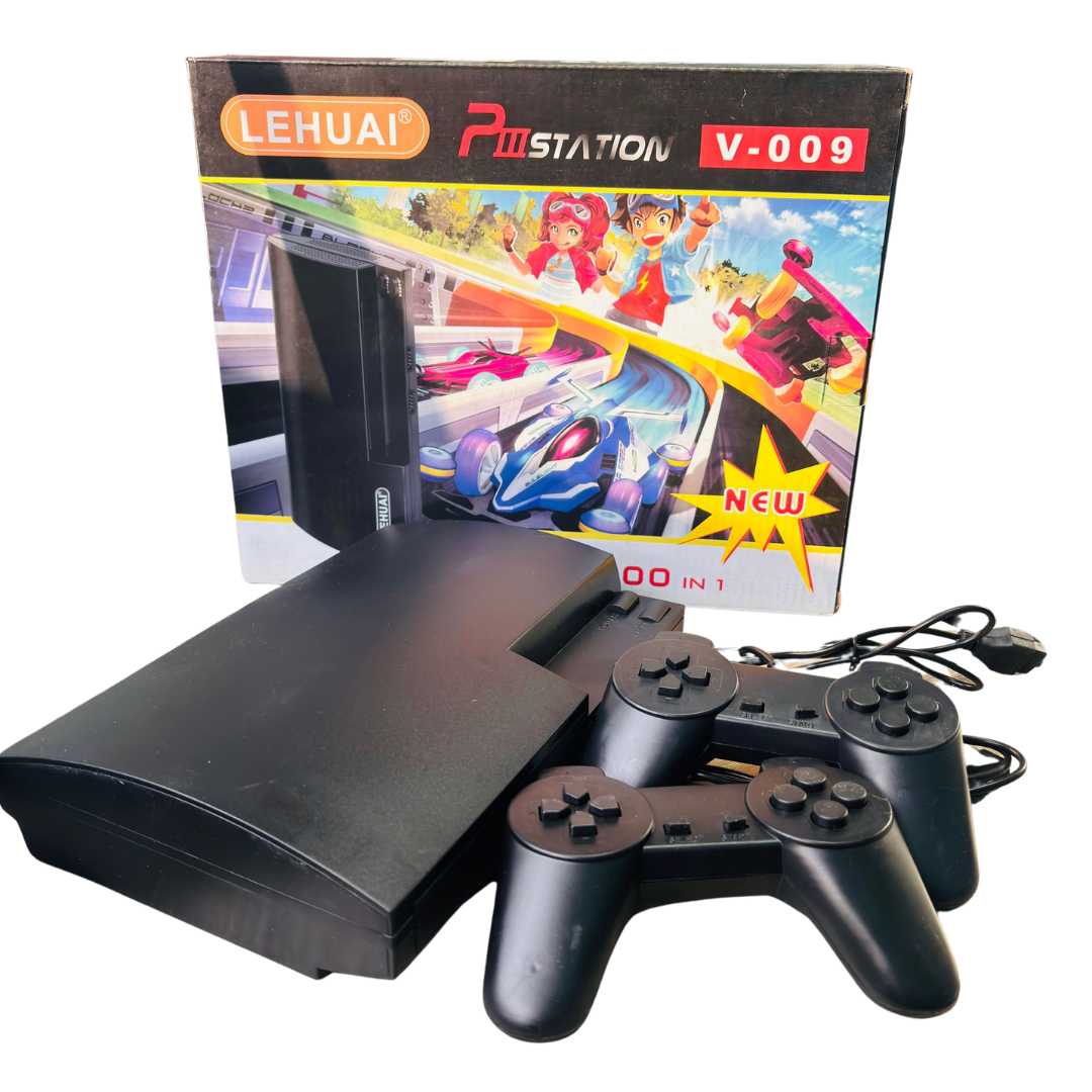 Consola Gaming LEHUAI V-009 P III STATION - 600 in 1, cu 2 controllere