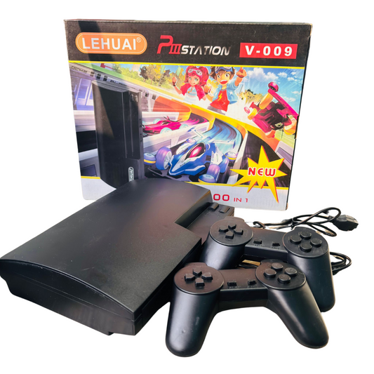 Consola Gaming LEHUAI V-009 P III STATION - 600 in 1, cu 2 controllere