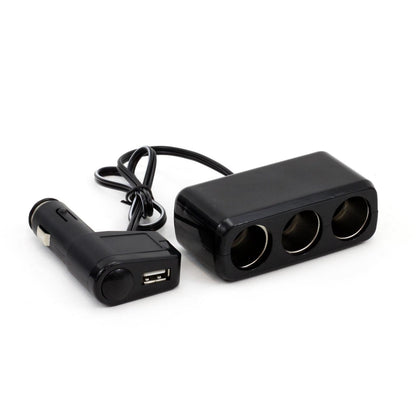 Splitter bricheta auto SOC2 3+1 USB-0