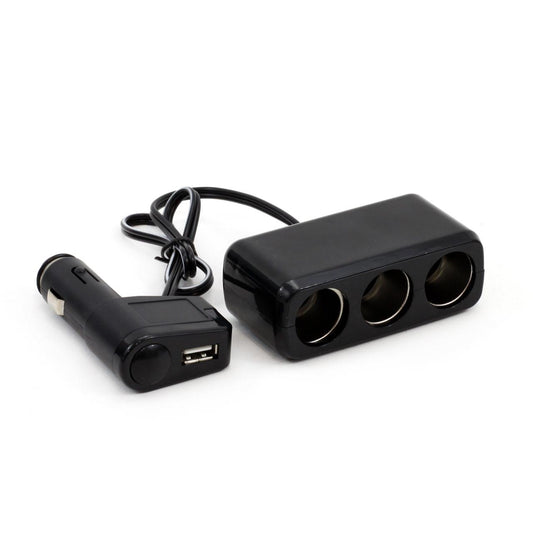 Splitter bricheta auto SOC2 3+1 USB-0