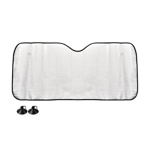 Parasolar parbriz argintiu din spuma EPE 150x80 cm-0