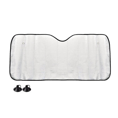 Parasolar parbriz argintiu din spuma EPE 150x80 cm-0