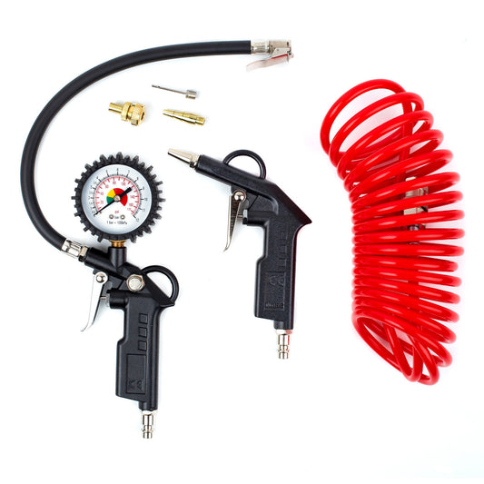 Set 6 piese pentru umflare roti si suflare cabina camion-0