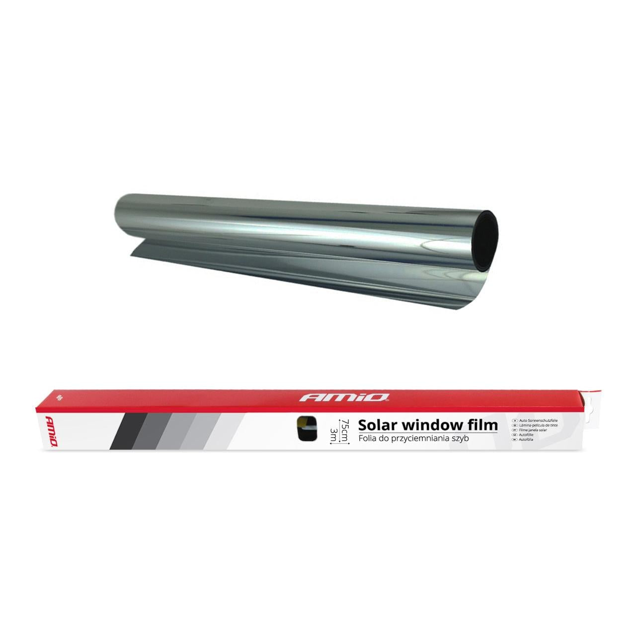 Folie tip oglinda pentru geamuri Silver 0.75x3m(15%)-2