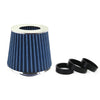 Filtru de aer conic albastru cu 3 adaptoare-0