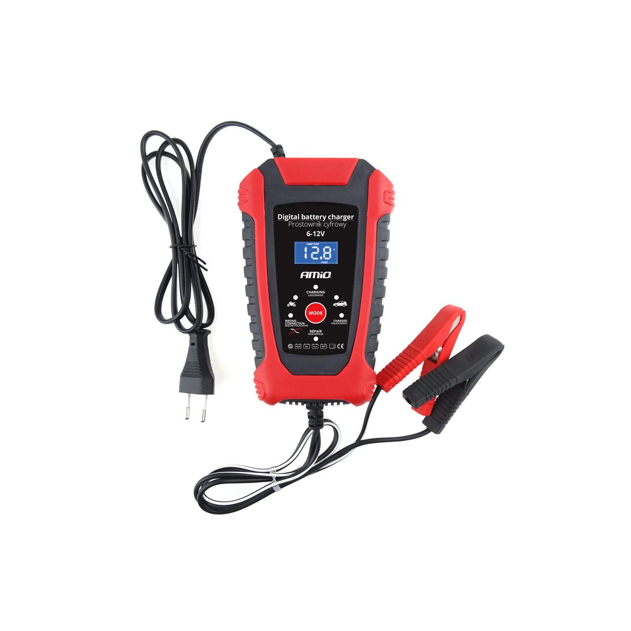 Redresor digital auto 6V/12V - 2A/6A DCB-02-0