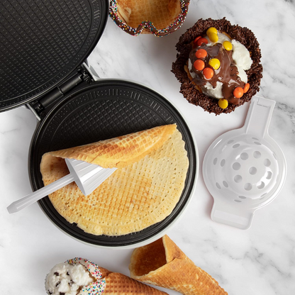 Aparat pentru Gofre și Conuri de Înghețată - Waffle Maker
