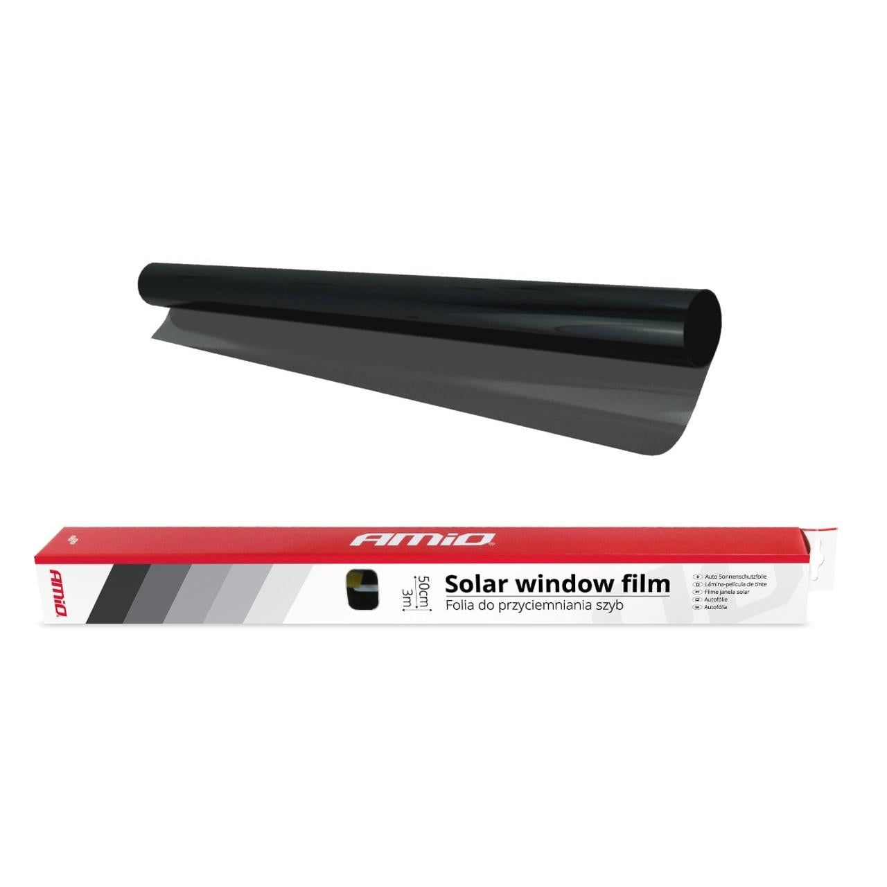 Folie fumurie pentru geamuri Dark Black 0.5 x 3m (15%)-2