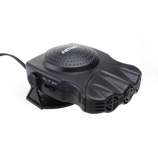 Aeroterma Auto 2in1, Ventilate, Incalzire Rapida si Dezghetare Geamuri, 12V, Putere 150W, cu mufa de bricheta-1