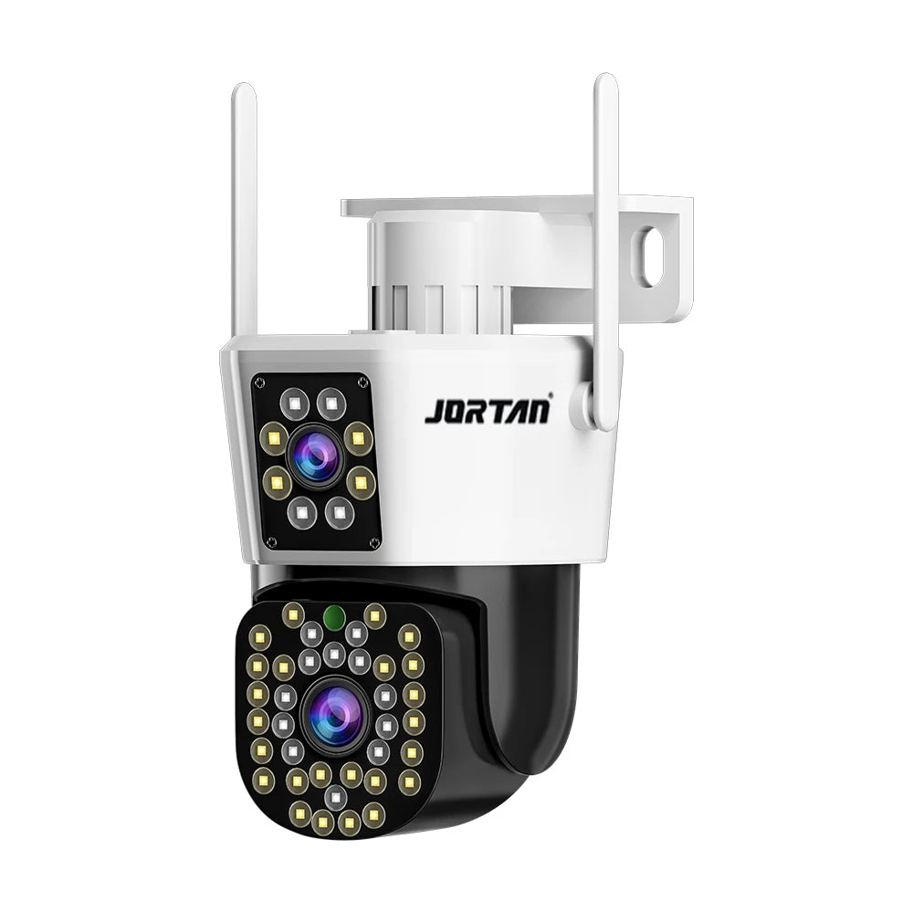 Camera Dubla Jortan - 6MP, Full HD 4K, LAN/WiFi cu Alarma, Detectare Umana, Recunoastere Faciala, IP 66