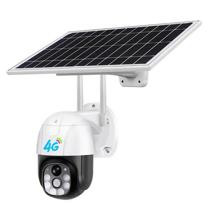 Camera solara cu slot sim 4G,cu senzori de miscare,night vision,microfon si difuzor incorporat, card 32/64GB