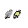 Set becuri auto cu LED CANBUS sofit compatibil C5W 2xCOB 36mm Alb 12V, destinat competitiilor auto sau off-road-0