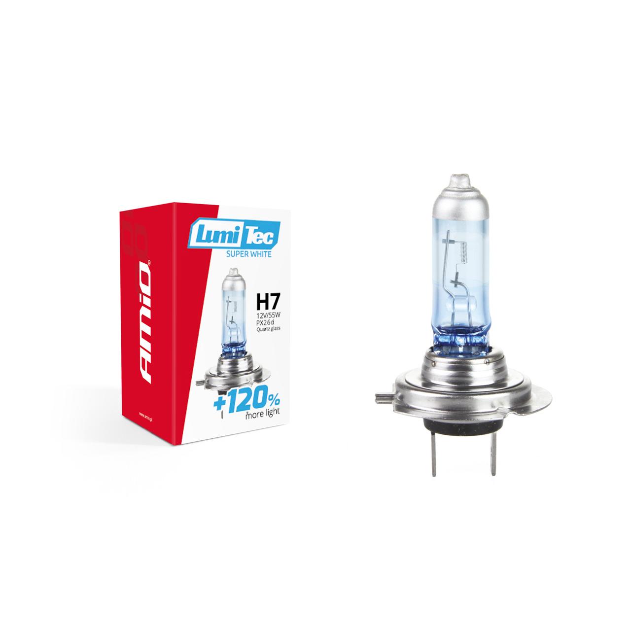 Bec halogen H7 12V 55W LumiTec SuperWhite + 120%-0