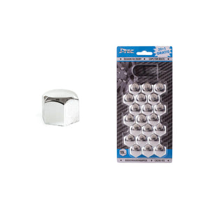 Set capace prezoane 19 mm, culoare Crom-0