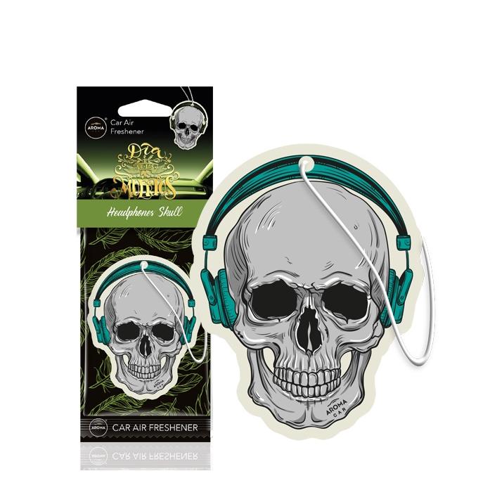 Odorizant Auto AROMA DIA DE LOS MUERTOS Headphones Skull-0