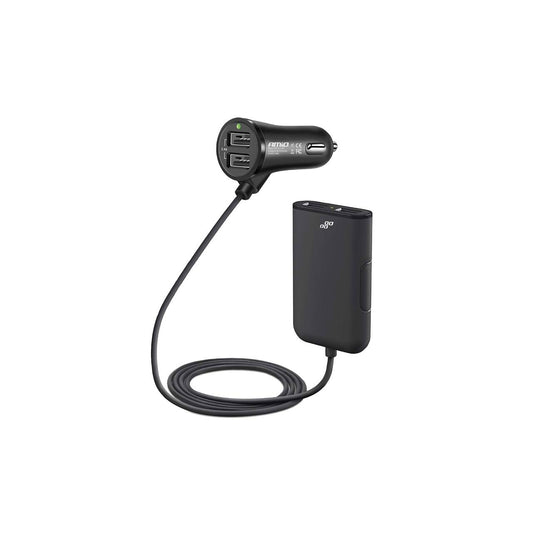 Incarcator auto fata-spate cu cablu 4xUSB-0