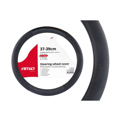 Husa volan neagra model Relax SWC-24-M (37-39cm)-0