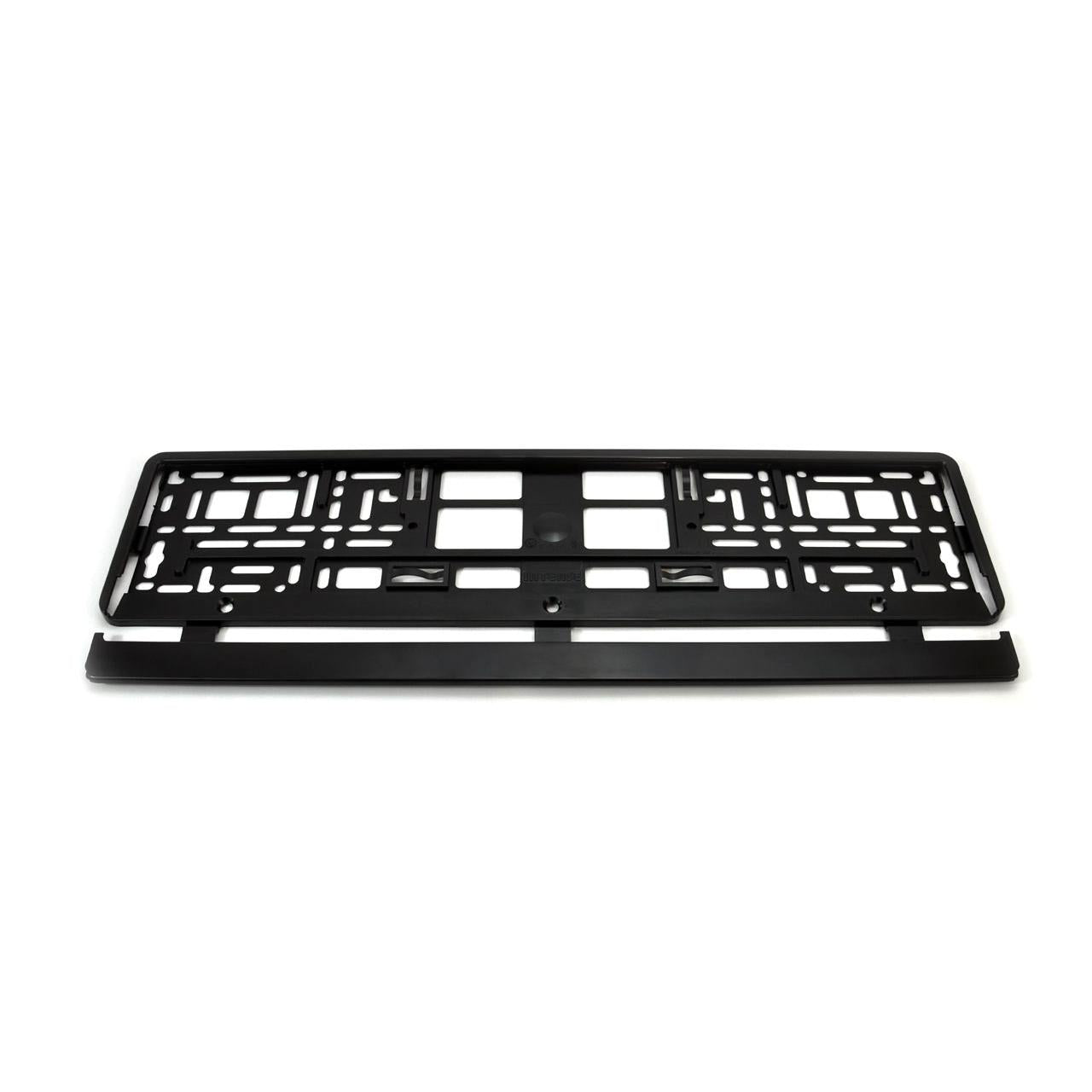 Suport numar inmatriculare negru 52.3 x 11cm-1