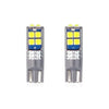 Set becuri auto cu LED CANBUS compatibil T10 W5W 10 SMD Alb 12/24V, destinat competitiilor auto sau off-road-0