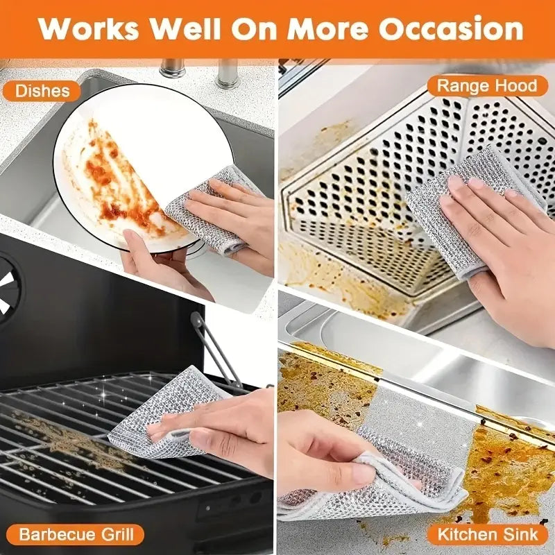 OFERTĂ 1+1 – SET 5 LAVETE + MĂNUȘĂ DIN FIBRĂ ABRAZIVĂ