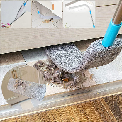 OFERTA 1+1 Mop Flexibil Telescopic 55–130 cm cu Lavetă din Microfibră