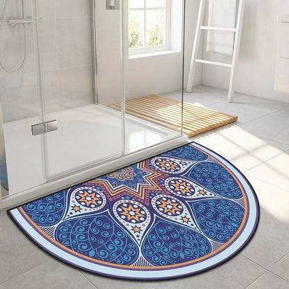 OFERTA 1+1 Gratuit - Covor Semicerc Antiderapant 50x80 cm – Eleganță, Siguranță și Curățenie încă de la Intrare