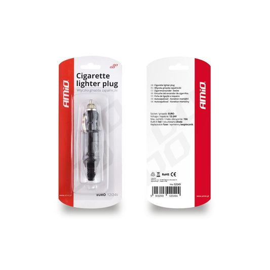 Mufa bricheta EURO 12 / 24V cu LED-1