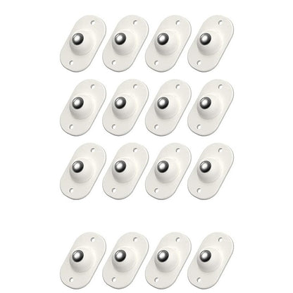 Set 16 Roti Autoadezive Universale, Flippy, pentru Mutat Mobila, Rotire 360 de Grade, Usor de Montat, ABS, 4.5x2.8x1.4 cm, Alb-0