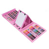 Set 208 Piese, Complet pentru Pictura si Desen, Flippy, Tip Servieta, 3-12 Ani, 40.5 x 5 x 30 cm, Roz-0