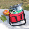 Geanta termoizolanta pentru picnic sau plaja, capacitate 16l, culoare Rosie-0