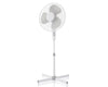 Ventilator silentios cu picior JRH, 40 W, 3 viteze, 3 moduri ventilare, Alb,EXTENSIE TELESCOPICA,