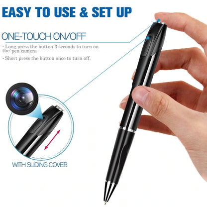 Cameră Spion în Formă de Pix – Full HD 1080p