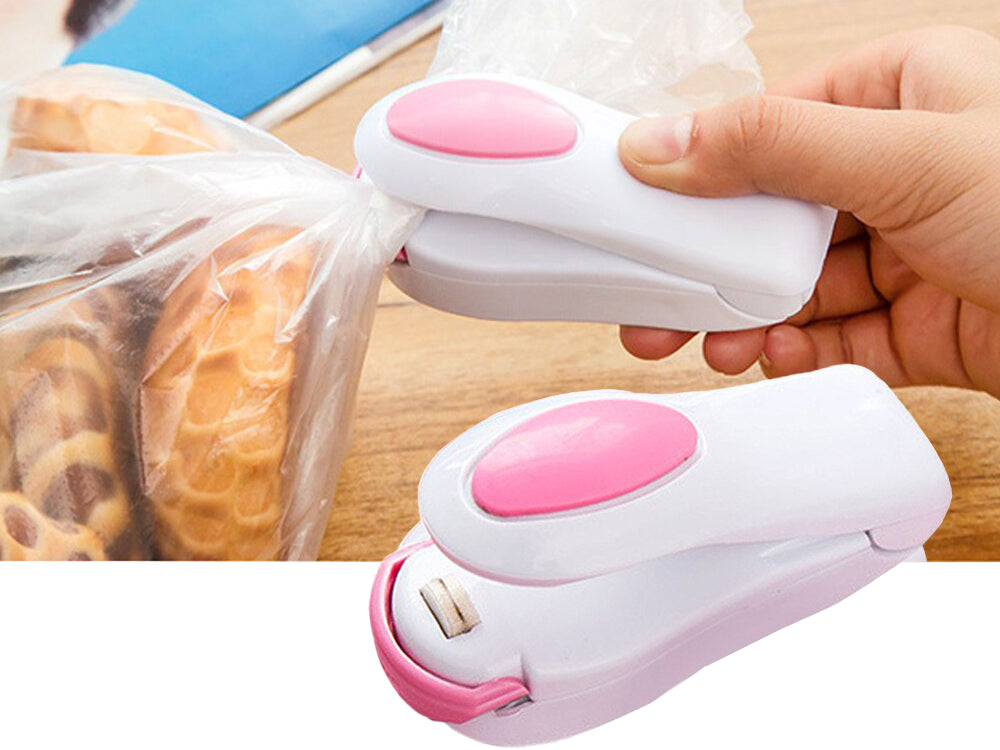 Mini aparat manual pentru sigilarea sau vidarea pungilor alimentare
