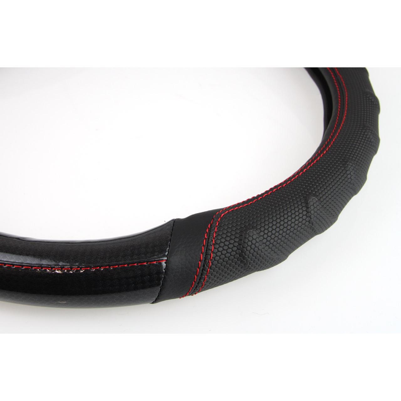 Husa volan Waves + cusatura rosie SWC-21-M (37-39cm)-1