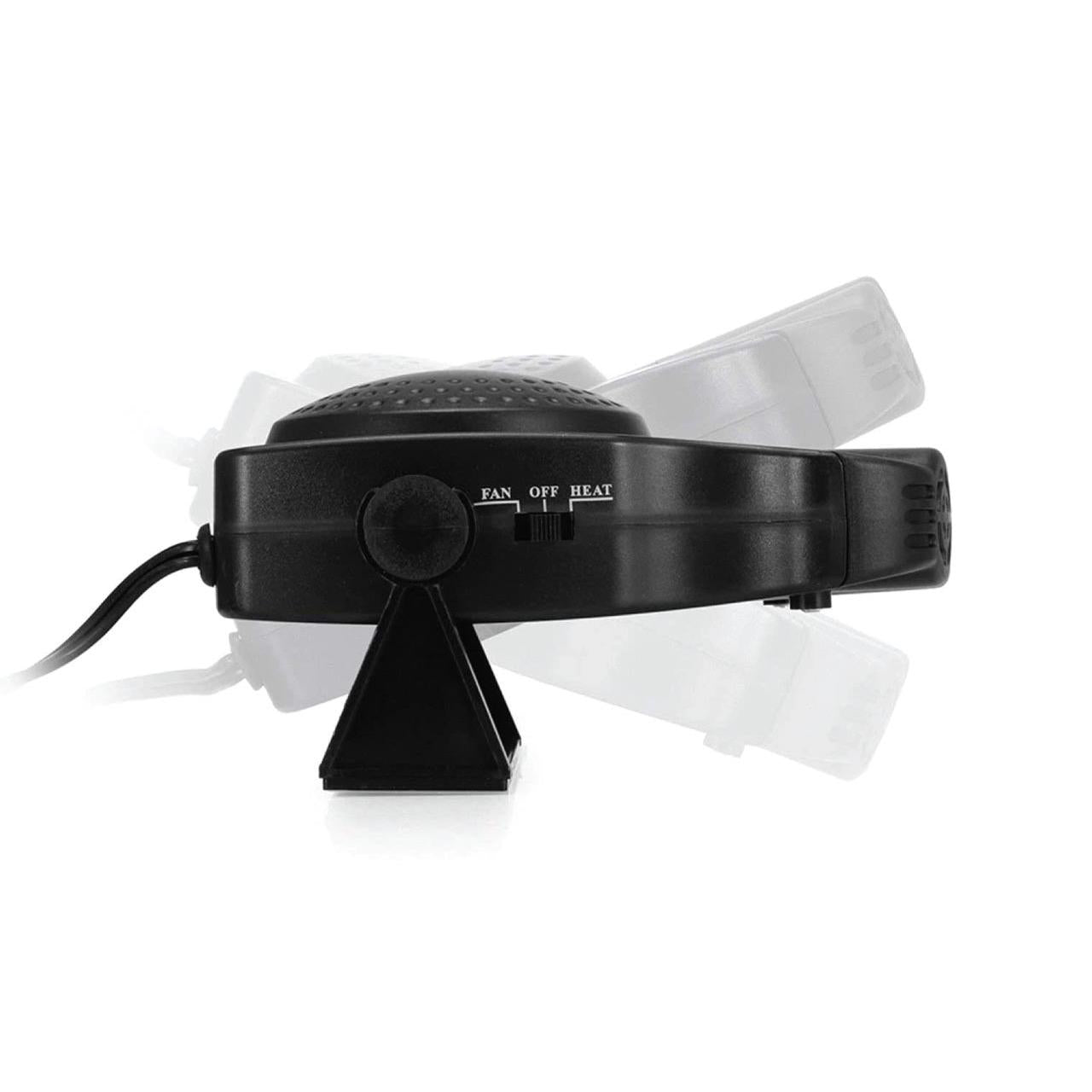 Aeroterma Auto 2in1, Ventilate, Incalzire Rapida si Dezghetare Geamuri, 12V, Putere 150W, cu mufa de bricheta-2