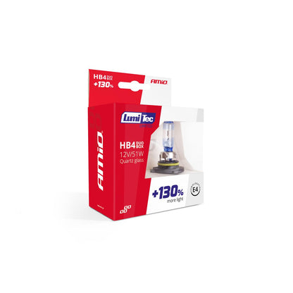 Set becuri cu halogen HB4 12V 51W LumiTec LIMITED + 130% DUO BOX-1