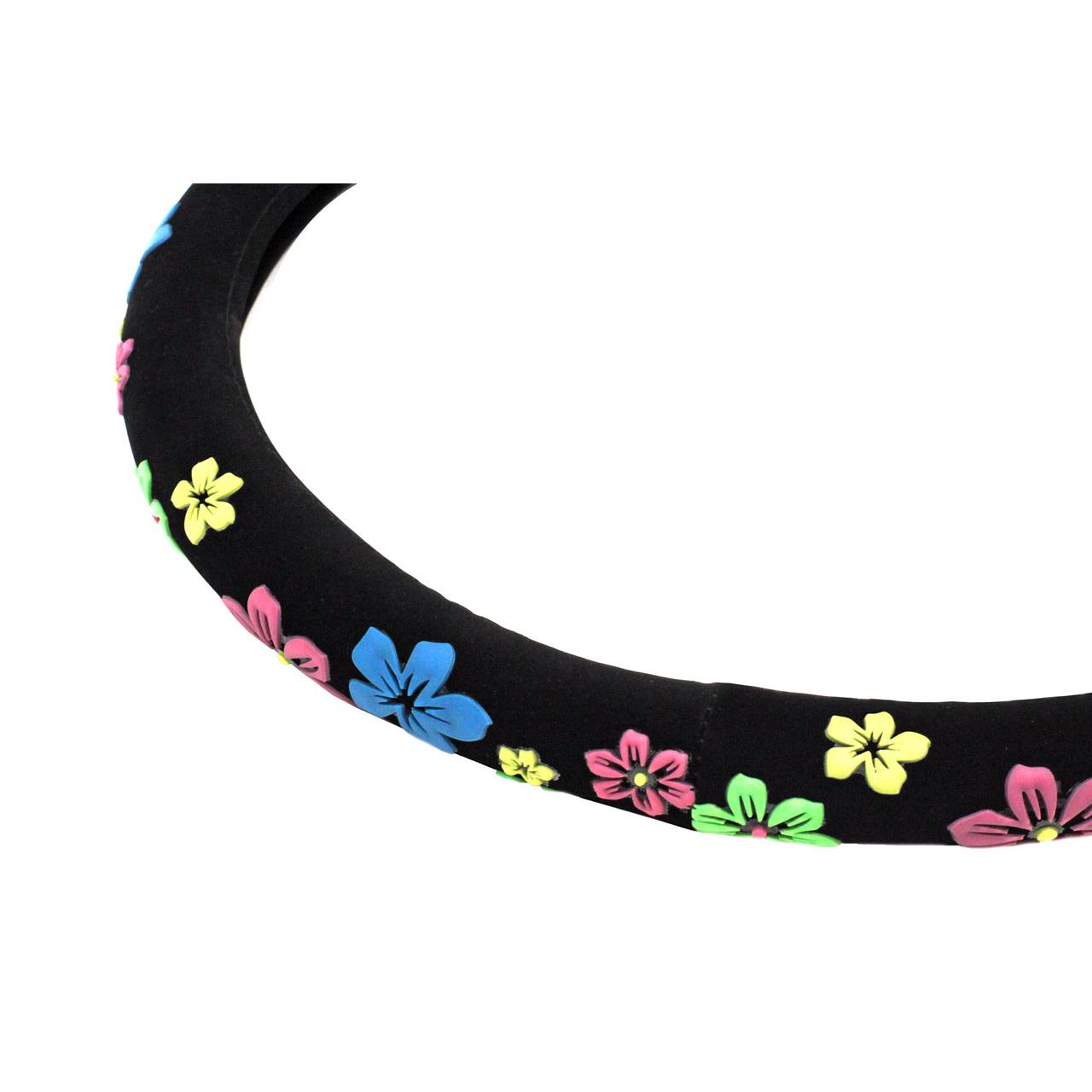 Husa volan model Floral  SWC-13-M (37-39cm)-1