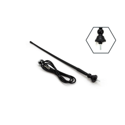 Antena radio auto universala 34cm cu adaptor 5mm ANT02-1