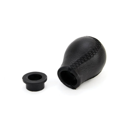 Nuca schimbator de viteza din piele, cusatura neagra - 01755-1