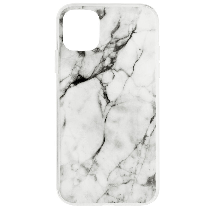 Husa iPhone 11 Wozinsky Marble TPU - White