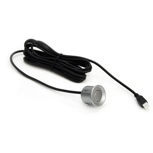 Senzor de parcare Universal pentru sisteme de parcare aftermarket, diametru Ø 22 mm, culoare Argintiu-0