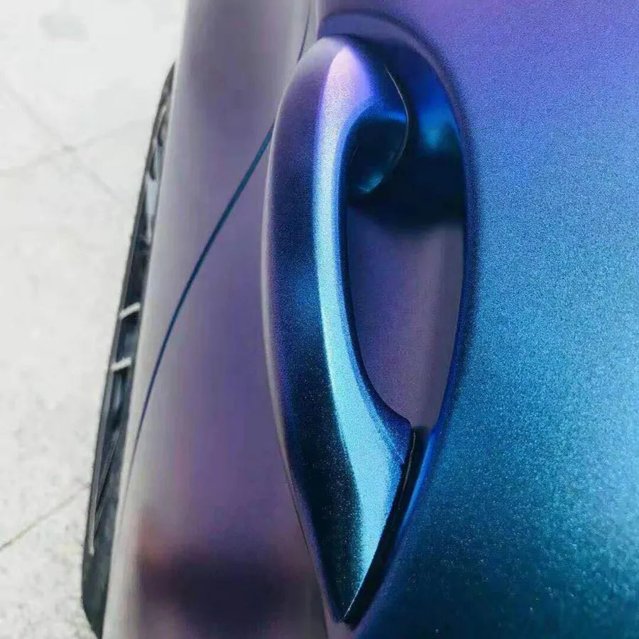 Folie auto Cameleon Albastru/Violet pentru colantare integrala, Termoplastica, cu tehnologie "BUBBLE FREE", finisaj Lucios, dimensiune 3,0m x 1,52m-5