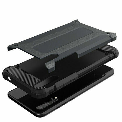 Husă Antișoc Hybrid Armour pentru Huawei P Smart S / Y8P – Negru