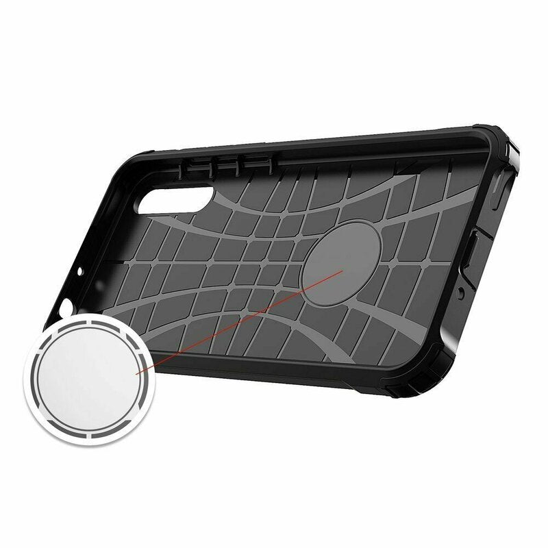 Husă Antișoc Hybrid Armour pentru Huawei P Smart S / Y8P – Negru
