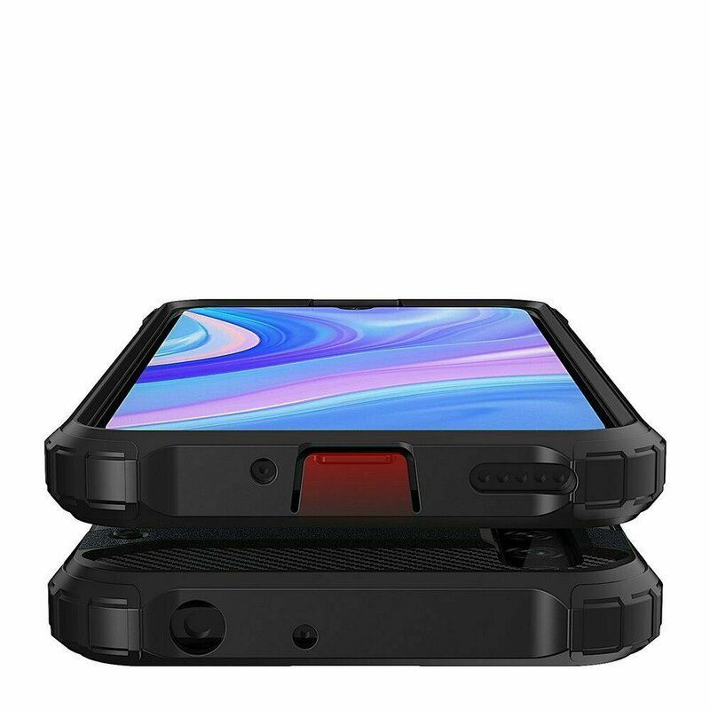 Husă Antișoc Hybrid Armour pentru Huawei P Smart S / Y8P – Negru
