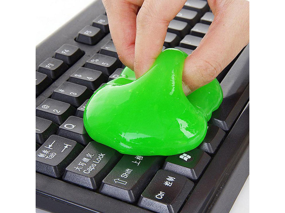 Set 4 Bucăți - Gel Elastic Lipicios pentru Curățarea Murdăriei din Spațiile Mici, Tastatură, Mașină