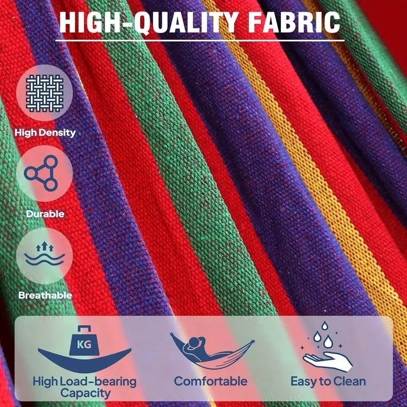 🌴 OFERTĂ SPECIALĂ – 4 x Hamac Multicolor 🌈