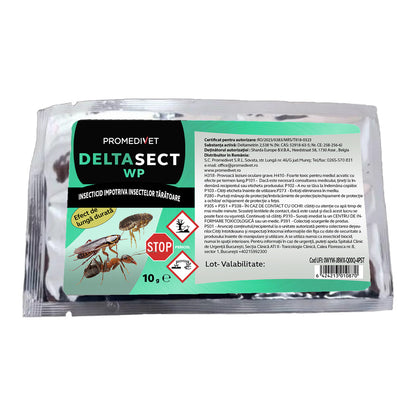 Insecticid DeltaSECT WP – Plic Concentrat 10g (pentru 1L soluție)